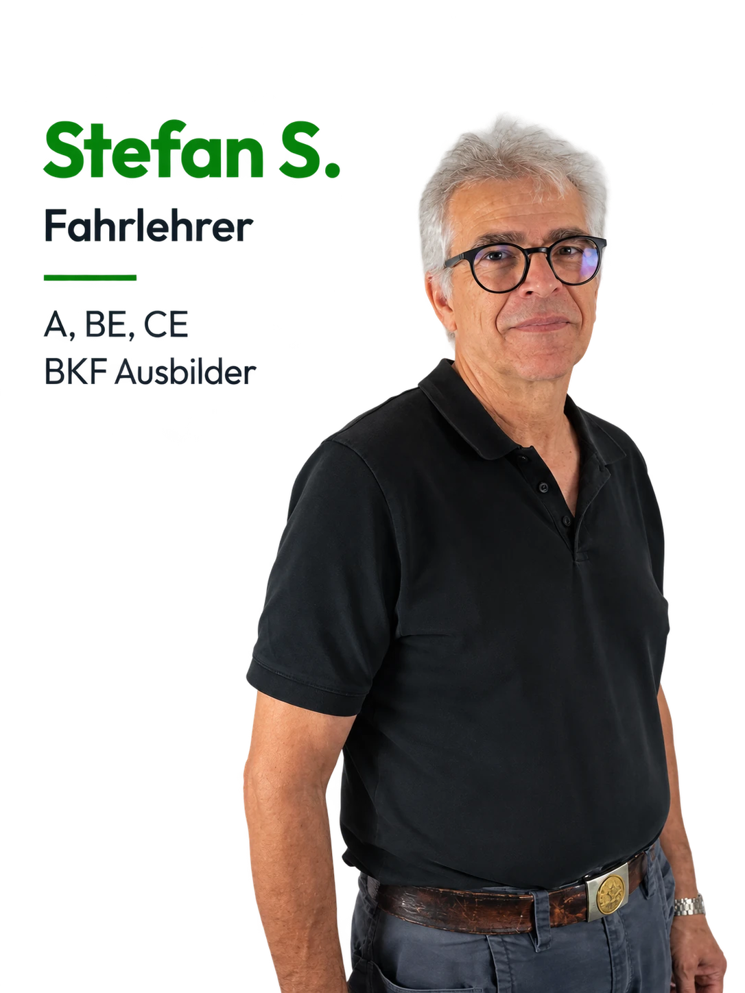 Porträt von Stefan Schultze – Fahrlehrer – A, BE, CE · BKF-Ausbilder
